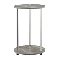 No Tools Living Room Collection Storage End Table