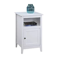 Convenience Concepts Designs2go Living Room Collection Storage End Table
