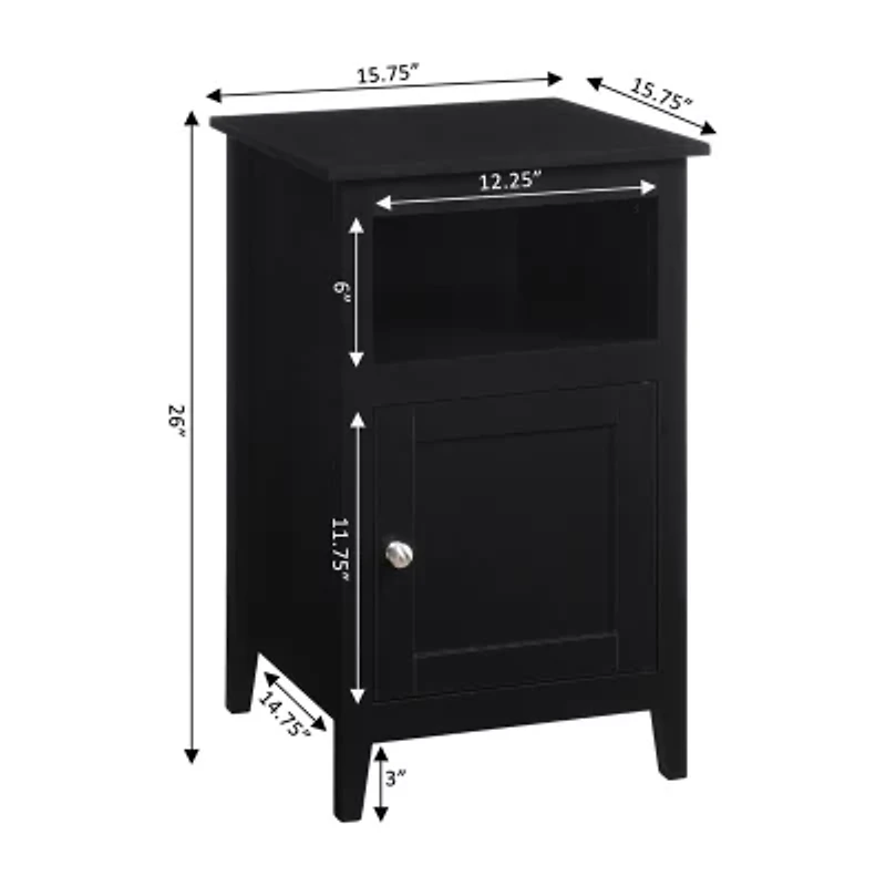 Designs2go Living Room Collection Storage End Table