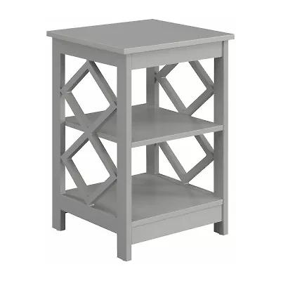 Convenience Concepts Diamond Living Room Collection Storage End Table
