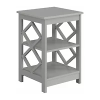 Convenience Concepts Diamond Living Room Collection Storage End Table