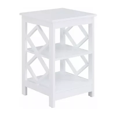 Convenience Concepts Diamond Living Room Collection Storage End Table