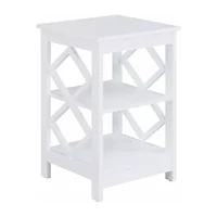 Convenience Concepts Diamond Living Room Collection Storage End Table