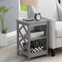 Convenience Concepts Diamond Living Room Collection Storage End Table