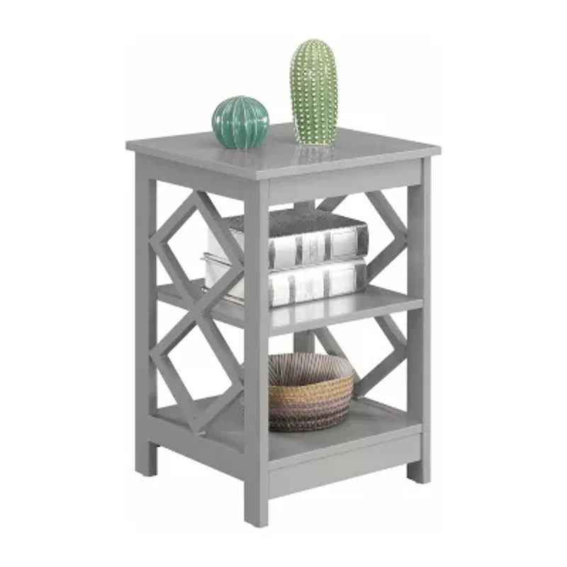 Convenience Concepts Diamond Living Room Collection Storage End Table