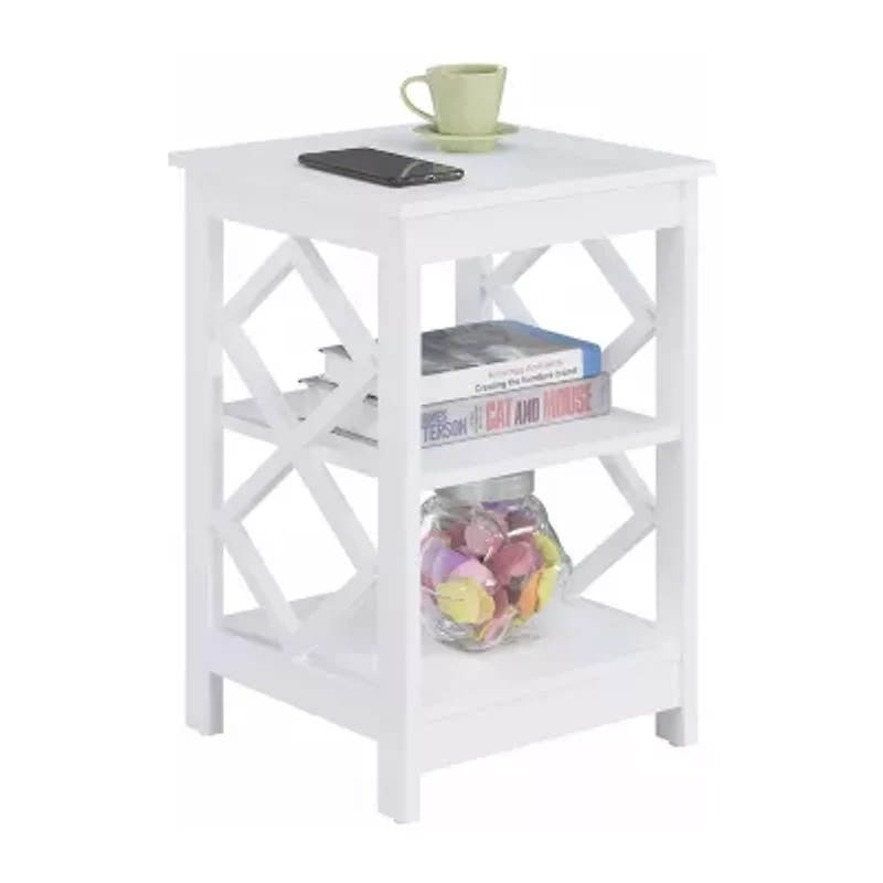 Convenience Concepts Diamond Living Room Collection Storage End Table