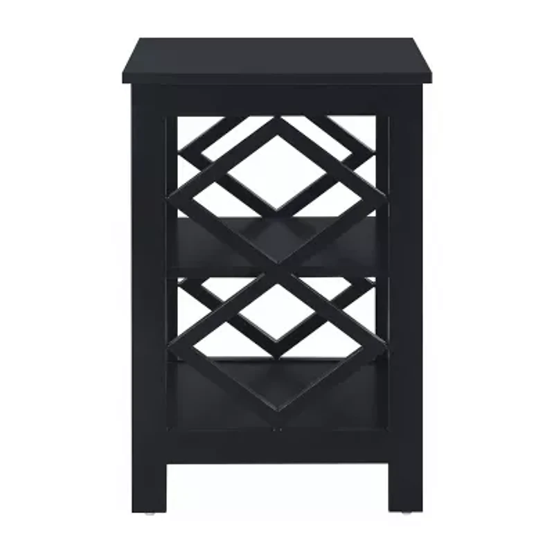 Diamond Living Room Collection Storage End Table