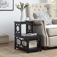 Omega Living Room Collection Storage End Table