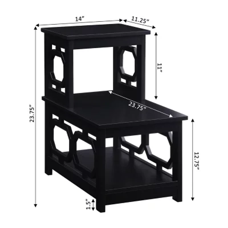 Omega Living Room Collection Storage End Table