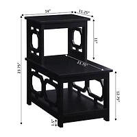 Omega Living Room Collection Storage End Table