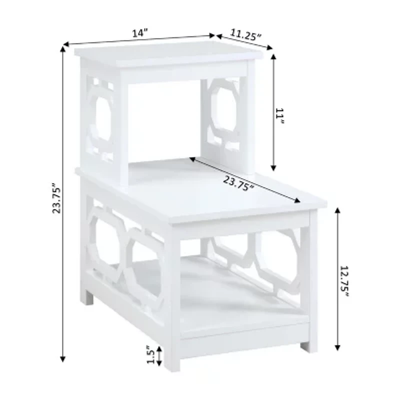 Convenience Concepts Omega Living Room Collection Storage End Table