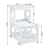 Convenience Concepts Omega Living Room Collection Storage End Table