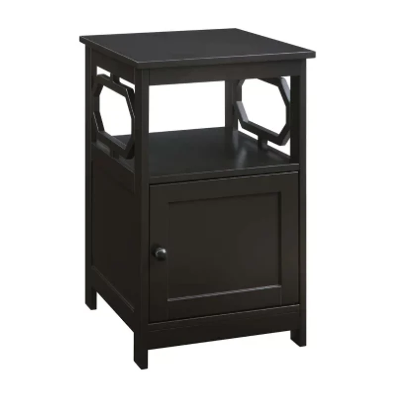 Omega Living Room Collection Storage End Table