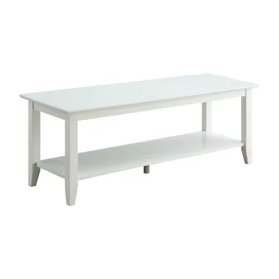 American Heritage Coffee Table with Shelf