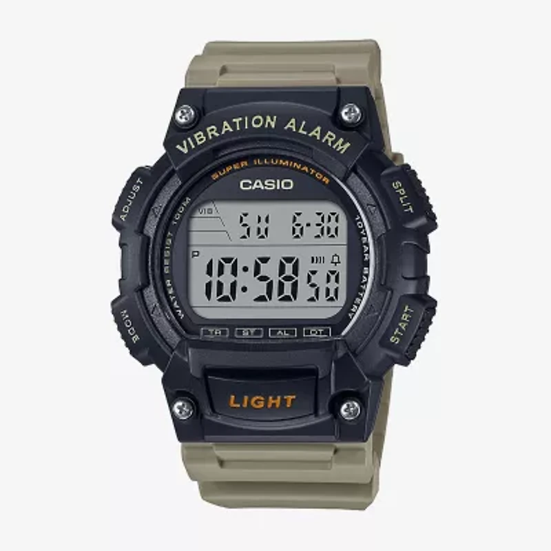 Casio Mens Brown Strap Watch W736h-5av