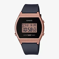 Casio Womens Black Strap Watch Lw204-1a