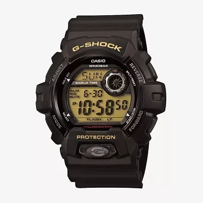 Casio Mens Black Strap Watch G-8900-1cr