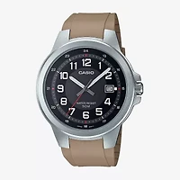 Casio Mens Brown Strap Watch Mtpe190-1bv