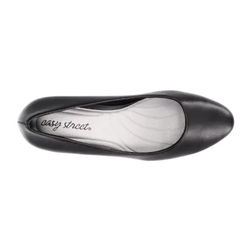 Easy Street Ballari Womens Round Stiletto Heel Pumps