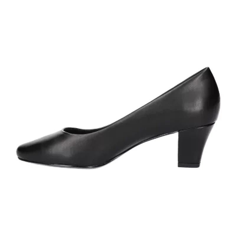 Easy Street Ballari Womens Round Stiletto Heel Pumps