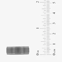 Mens 8MM Tantalum Wedding Band