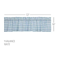 Annie Buffalo Check Rod Pocket Valance