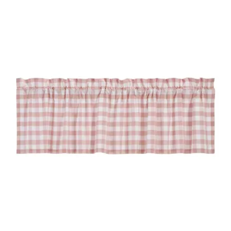 Annie Buffalo Check Rod Pocket Tailored Valance