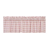 Annie Buffalo Check Rod Pocket Tailored Valance
