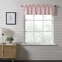 Annie Buffalo Check Rod Pocket Tailored Valance