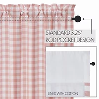 Annie Buffalo Check Rod Pocket Tailored Valance