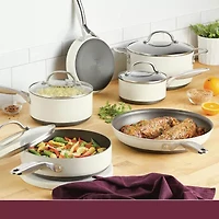 Anolon Achieve Hard Anodized 10-pc. Cookware Set