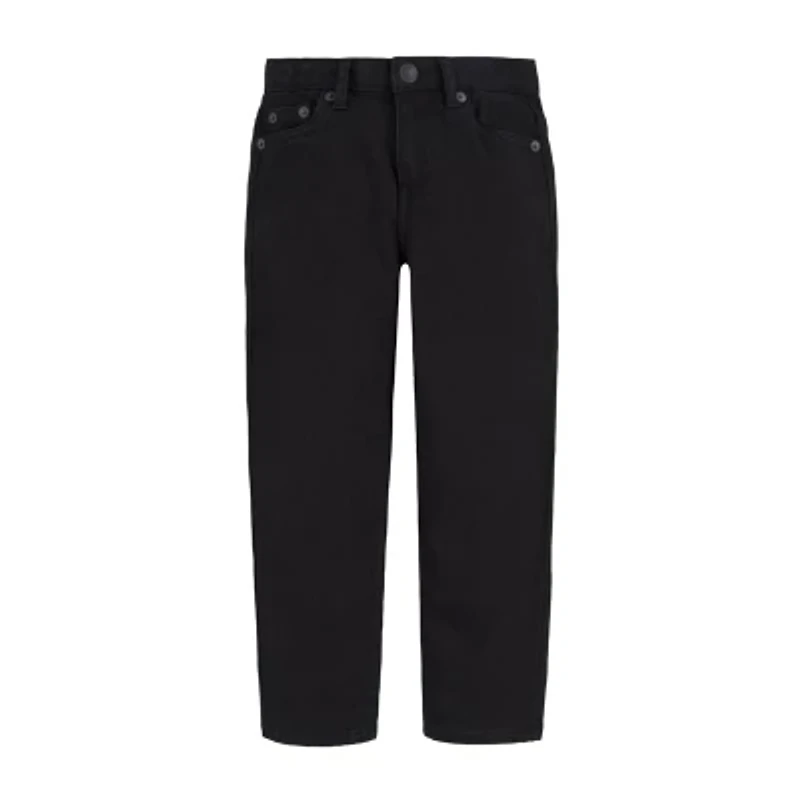Levi's Little Boys Adjustable Waist Mid Rise 502 Tapered Leg Jean