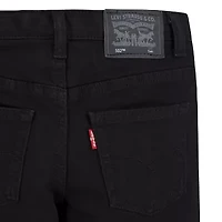 Levi's Little Boys Adjustable Waist Mid Rise 502 Tapered Leg Jean
