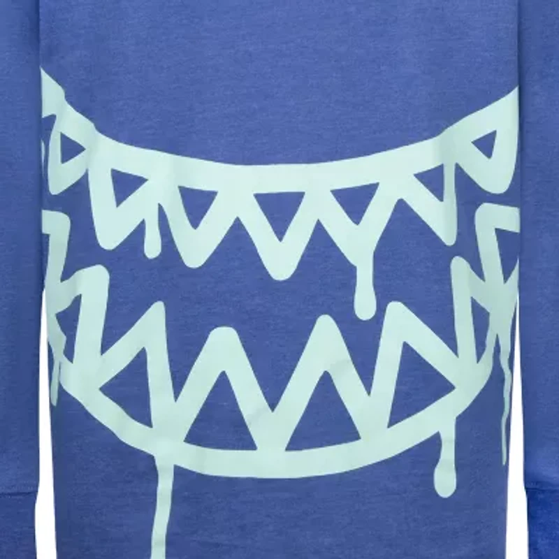 Hurley Big Kid Boys Round Neck Long Sleeve Regular Fit Graphic T-Shirt