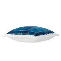 North Pole Trading Co. Plaid Square Throw Pillow