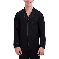 Hanes Mens Knit Long Sleeve 2-pc. Pant Pajama Set