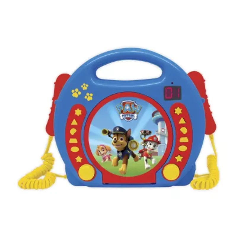 Portable Cd Player With 2 Microphones Paw Patrol Electronic Game