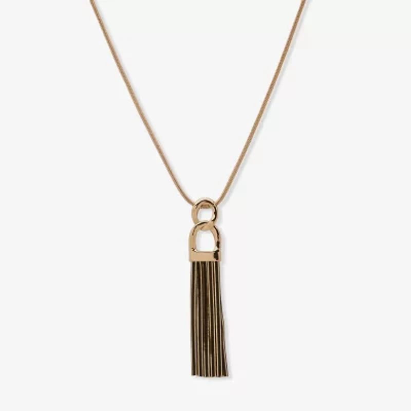 Worthington Womens 32 Inch Pendant Necklace
