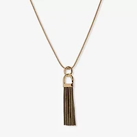 Worthington Womens 32 Inch Pendant Necklace