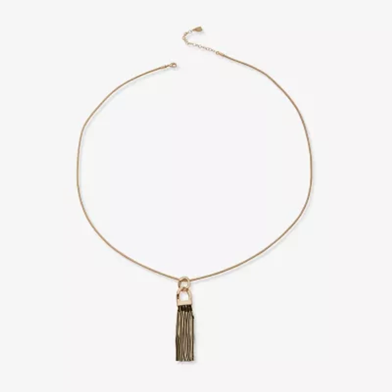 Worthington Womens 32 Inch Pendant Necklace
