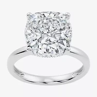 Signature By Modern Bride (F / Vs2) Womens Ct.T.W. Lab Grown White Diamond 14K Gold Cushion Engagement Ring
