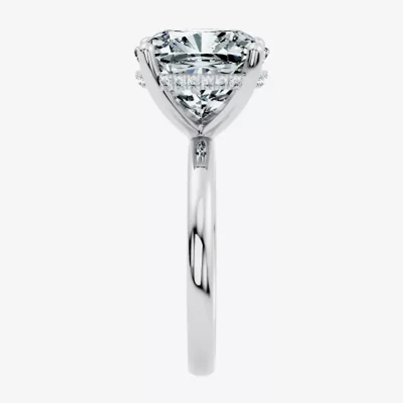Signature By Modern Bride (F / Vs2) Womens Ct.T.W. Lab Grown White Diamond 14K Gold Cushion Engagement Ring