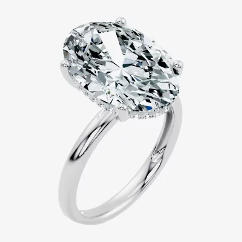Signature By Modern Bride (F / Vs2) Womens Ct.T.W. Lab Grown White Diamond 14K Gold Oval Engagement Ring