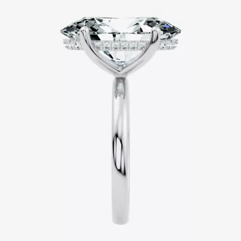 Signature By Modern Bride (F / Vs2) Womens Ct.T.W. Lab Grown White Diamond 14K Gold Oval Engagement Ring