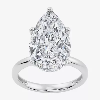 Signature By Modern Bride (F / Vs2) Womens Ct.T.W. Lab Grown White Diamond 14K Gold Pear Engagement Ring