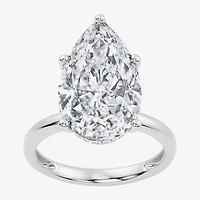 Signature By Modern Bride (F / Vs2) Womens Ct.T.W. Lab Grown White Diamond 14K Gold Pear Engagement Ring