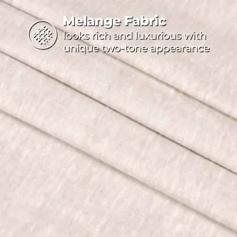 SUPERIOR® Melange Chambray Plain Weave Deep Pocket Sheet Set