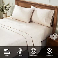 SUPERIOR® Melange Chambray Plain Weave Deep Pocket Sheet Set