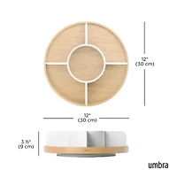 Umbra Bellwood Wood Lazy Susan