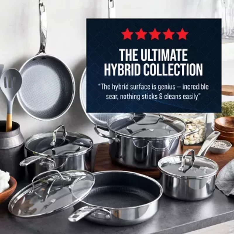 Blue Diamond Bond Stainless Steel 12-pc. Cookware Set